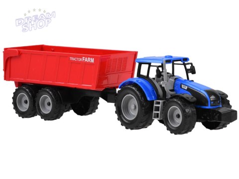 Traktor z przyczepą maszyna farmera rolnika ZA4345 Traktor z przyczepą maszyna farmera rolnika ZA4345