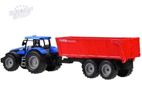 Traktor z przyczepą maszyna farmera rolnika ZA4345 Traktor z przyczepą maszyna farmera rolnika ZA4345