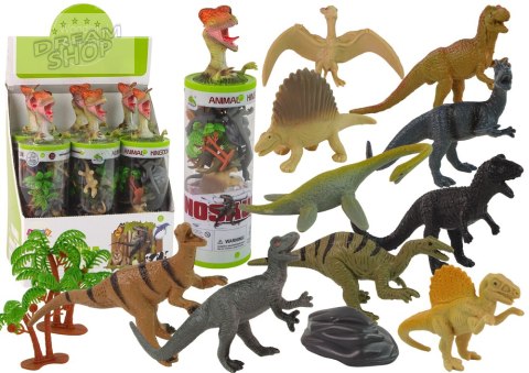 Zestaw 12 Figurek Dinozaury w Tubie