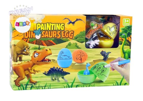 Zestaw DIY Malowanie Jaj Dinozaury Zestaw DIY Malowanie Jaj Dinozaury