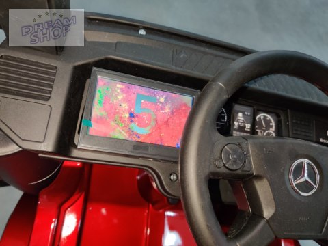 Auto na Akumulator Mercedes Actros Czerwony Lakierowany MP4