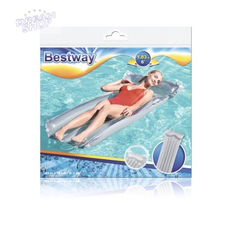 BESTWAY 44013 Materac dmuchany do pływania szary