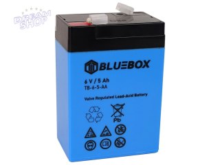 BLUEBOX Akumulator Żelowy VRLA AGM 6V5Ah Do Auta Na Akumulator