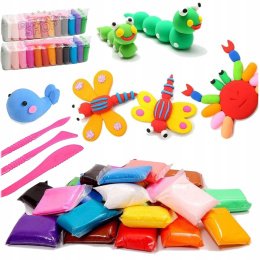 PLASTELINA PIANKOLINA GLINA POLIMEROWA CLAY 48szt