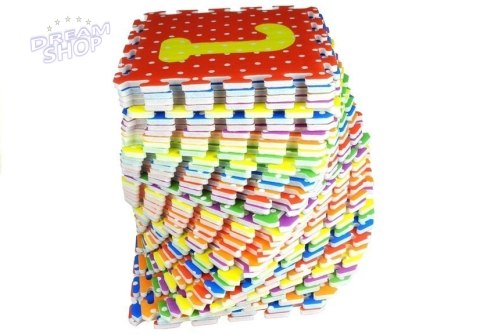 Puzzle Piankowe Kolorowe Alfabet i Cyferki 36 elementów Puzzle Piankowe Kolorowe Alfabet i Cyferki 36 elementów