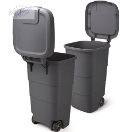 ŚMIETNIK/ KOSZ NA KÓŁKACH WHEELER 95L - ANTRACYTOWY