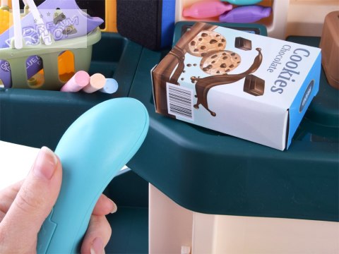 Supermarket Sklep spożywczy Kasa fiskalna + 71 ele akcesoria Dźwięk ZA4279 Supermarket Sklep spożywczy Kasa fiskalna + 71 ele akcesoria Dźwięk ZA4279