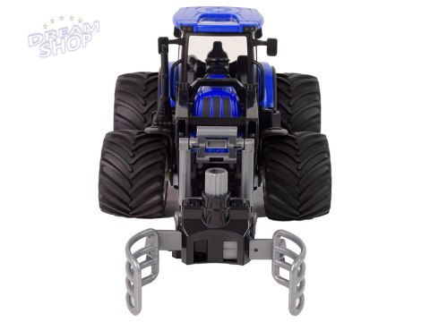 Traktor Zdalnie Sterowany z Chwytnikiem Niebieski Traktor Zdalnie Sterowany z Chwytnikiem Niebieski