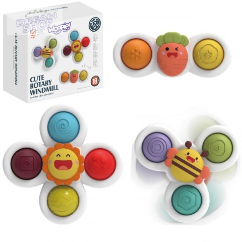 WOOPIE Spiner Zabawka Sensoryczna Edukacyjna 3w1 WOOPIE Spiner Zabawka Sensoryczna Edukacyjna 3w1