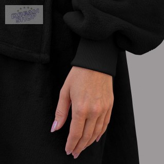 Bluzair Bluza Koc Hoodie Oversize Polska Czarny