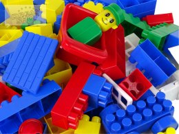 Kolorowe Klocki Konstrukcyjne K2 Duże 130 Elementów