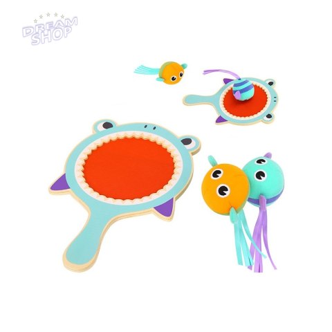 WOOPIE GREEN Gra na Rzepy CATCH BALL Zręcznościowa Paletka + 2 Piłki Rybki WOOPIE GREEN Gra na Rzepy CATCH BALL Zręcznościowa Paletka + 2 Piłki Rybki