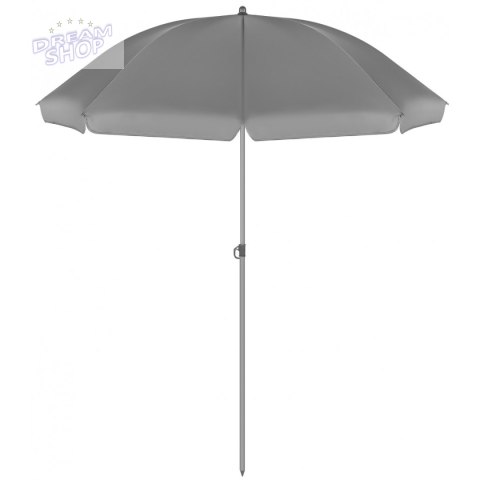 Zestaw mebli ogrodowych stół 4 krzesła i parasol ciemny szary Zestaw mebli ogrodowych stół 4 krzesła i parasol ciemny szary
