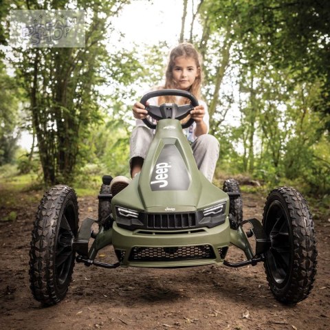 BERG Gokart na Pedały RALLY JEEP® CHEROKEE BFR 4-12 lat do 60 kg BERG Gokart na Pedały RALLY JEEP® CHEROKEE BFR 4-12 lat do 60 kg