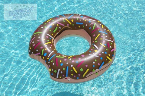 BESTWAY 36118 Koło do pływania donut 107cm brązowe BESTWAY 36118 Koło do pływania donut 107cm brązowe