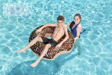 BESTWAY 36118 Koło do pływania donut 107cm brązowe BESTWAY 36118 Koło do pływania donut 107cm brązowe
