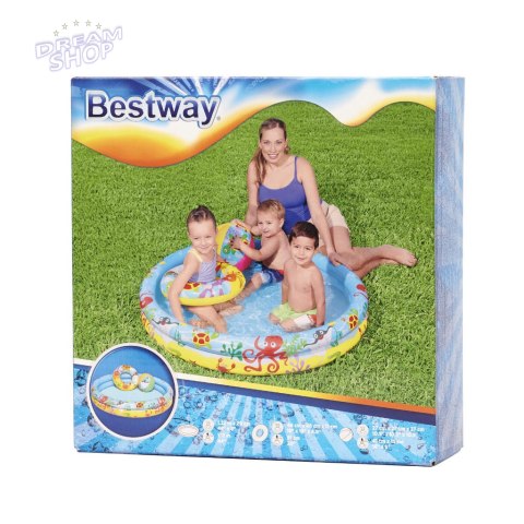 Bestway 51124 Basen piłka kółko brodzik 122cm