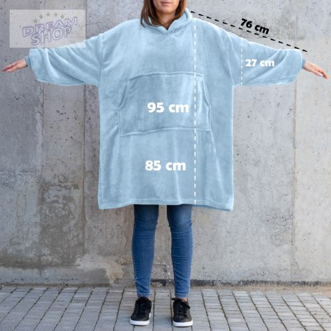 Bluzair Koco Bluza Oversize z Kapturem Polska 4w1