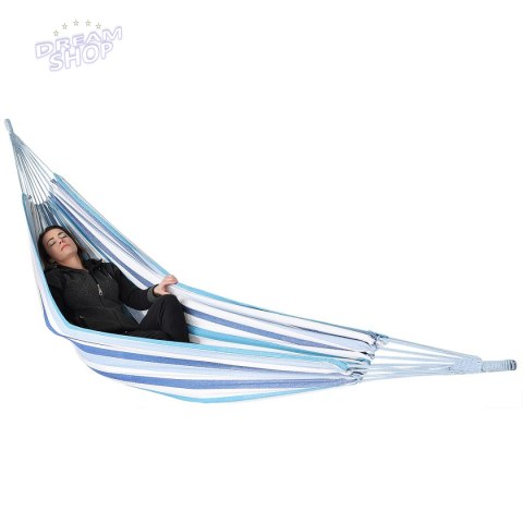 Hamak ogrodowy 2 osobowy XXL 250x150cm Saska Garden Hamak ogrodowy 2 osobowy XXL 250x150cm Saska Garden