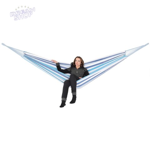 Hamak ogrodowy 2 osobowy XXL 250x150cm Saska Garden Hamak ogrodowy 2 osobowy XXL 250x150cm Saska Garden