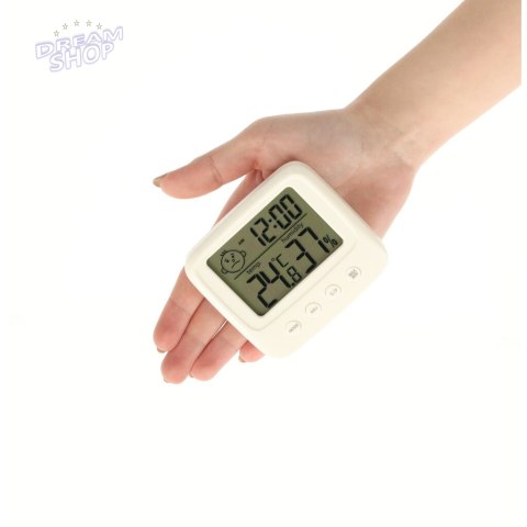 Higrometr zegar termometr pokojowy wilgotnościomierz LCD Higrometr zegar termometr pokojowy wilgotnościomierz LCD