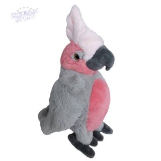 Maskotka pluszowa papuga różowa Kakadu 22cm 13841