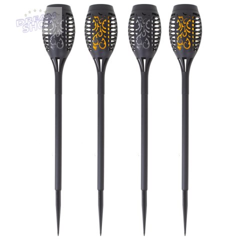 Lampy solarne ogrodowe pochodnie 12LED 4szt. Lampy solarne ogrodowe pochodnie 12LED 4szt.