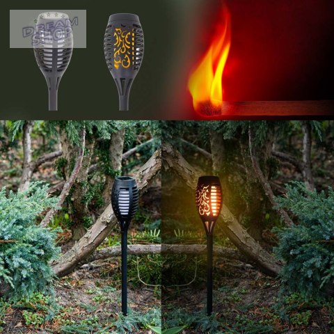 Lampy solarne ogrodowe pochodnie 12LED 4szt. Lampy solarne ogrodowe pochodnie 12LED 4szt.