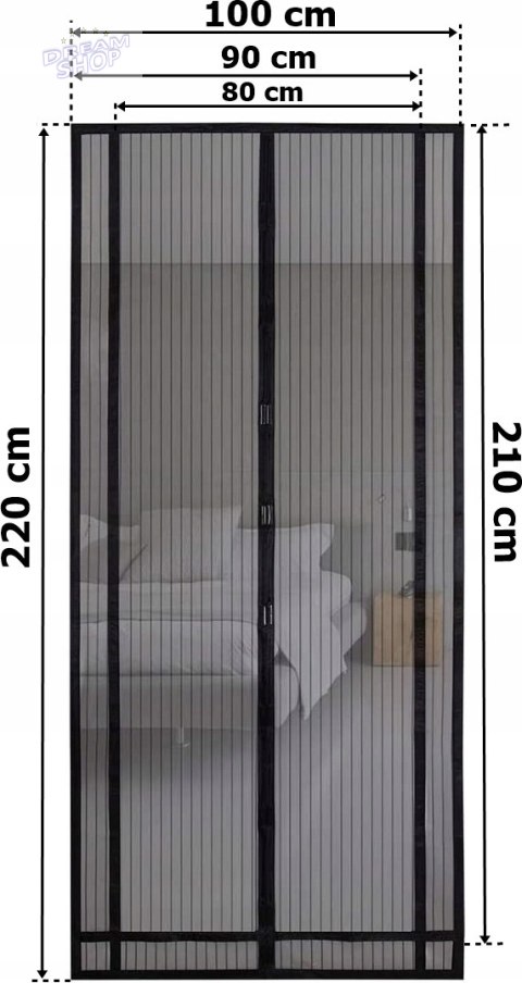 Moskitiera magnetyczna na drzwi do przycięcia Magic Mesh Moskitiera magnetyczna na drzwi do przycięcia Magic Mesh