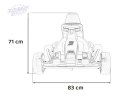 Pojazd Gokart Fast 3 Drift Czerwony