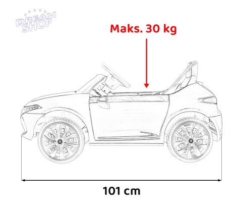 Pojazd Mercedes AMG EQA Czarny Pojazd Mercedes AMG EQA Czarny