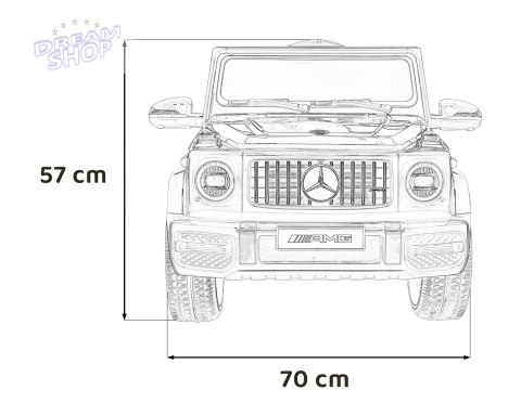 Pojazd Mercedes G63 AMG Czarny Pojazd Mercedes G63 AMG Czarny