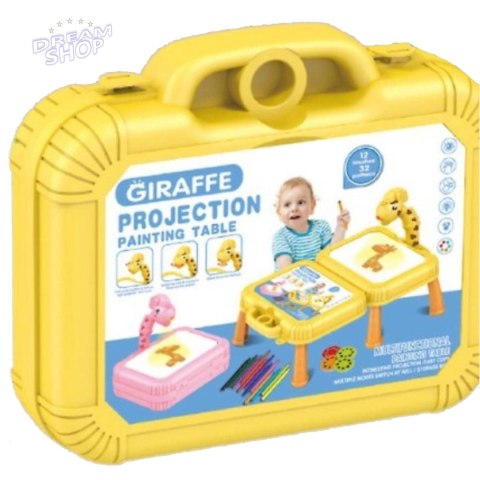 Projektor do rysowania żyrafa stolik walizka 16B Projektor do rysowania żyrafa stolik walizka 16B