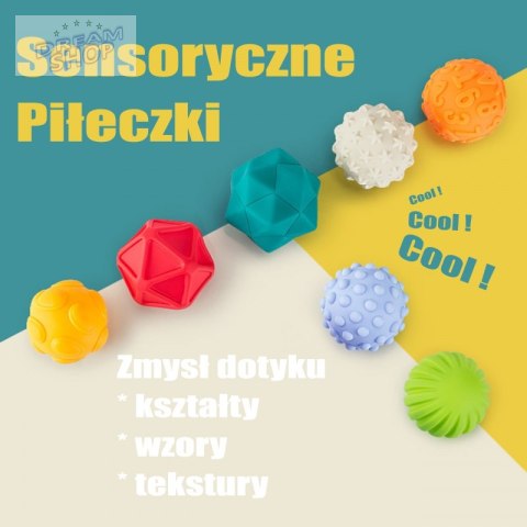 WOOPIE Klocki Sensoryczne Układanka do Ściskania Dźwięk Nauka Liczenia 20 el.