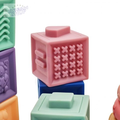 WOOPIE Klocki Sensoryczne Układanka do Ściskania Wody Dźwięk Nauka Liczenia 23 el. WOOPIE Klocki Sensoryczne Układanka do Ściskania Wody Dźwięk Nauka Liczenia 23 el.