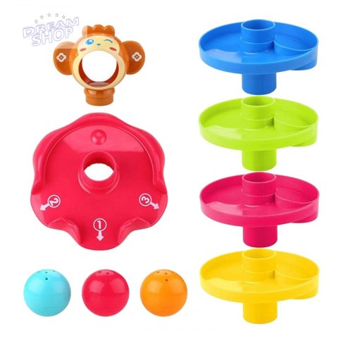 WOOPIE Kulodrom Tor Kulkowy Zestaw Spirala + 3 Kulki WOOPIE Kulodrom Tor Kulkowy Zestaw Spirala + 3 Kulki