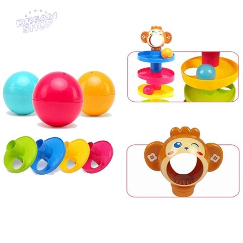 WOOPIE Kulodrom Tor Kulkowy Zestaw Spirala + 3 Kulki WOOPIE Kulodrom Tor Kulkowy Zestaw Spirala + 3 Kulki