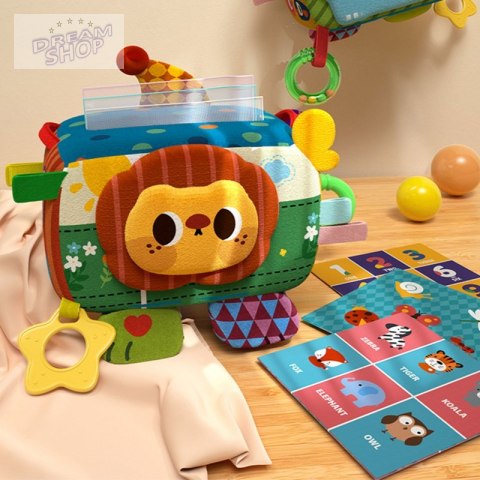 WOOPIE Zabawka Edukacyjna Sensoryczna Pani Metka Pudełeczko Chusteczek WOOPIE Zabawka Edukacyjna Sensoryczna Pani Metka Pudełeczko Chusteczek