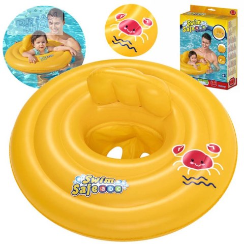 Bestway Dmuchane Koło do nauki pływania FOTELIK KRAB z oparciem 69 cm 32096