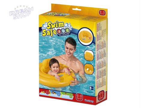 Bestway Dmuchane Koło do nauki pływania FOTELIK KRAB z oparciem 69 cm 32096