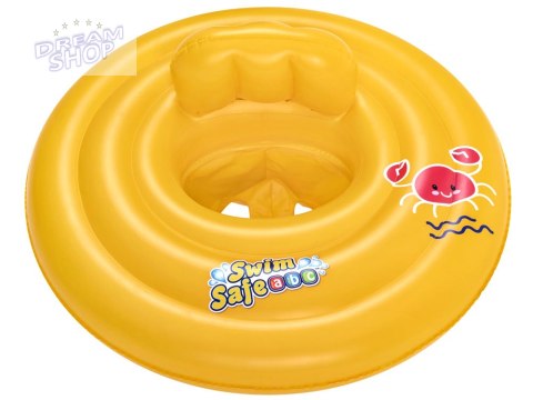 Bestway Dmuchane Koło do nauki pływania FOTELIK KRAB z oparciem 69 cm 32096
