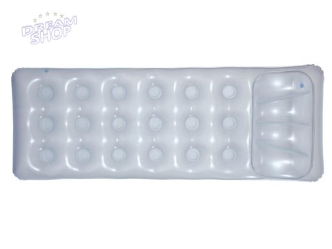 Bestway Dmuchany materac plażowy z zagłówkiem METAL 188x71cm 43024