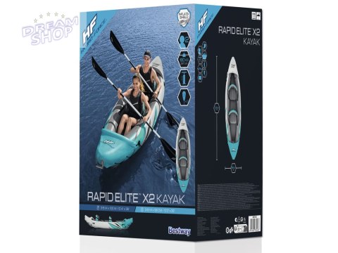 Bestway Kajak Rapid Elite X2 dmuchany 2os 65142 Bestway Kajak Rapid Elite X2 dmuchany 2os 65142