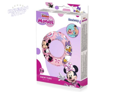 Bestway Koło do pływania 56cm Myszka Minnie 91040 Bestway Koło do pływania 56cm Myszka Minnie 91040