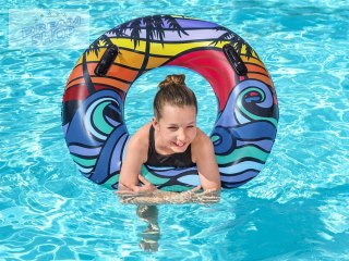 Bestway dmuchane Koło do pływania z uchwytami 91 cm 10 + 36350