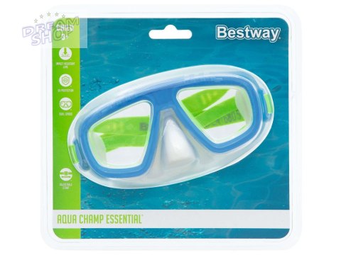 Bestway Maska Okulary do pływania i snurkowania NIEBIESKIE 22011
