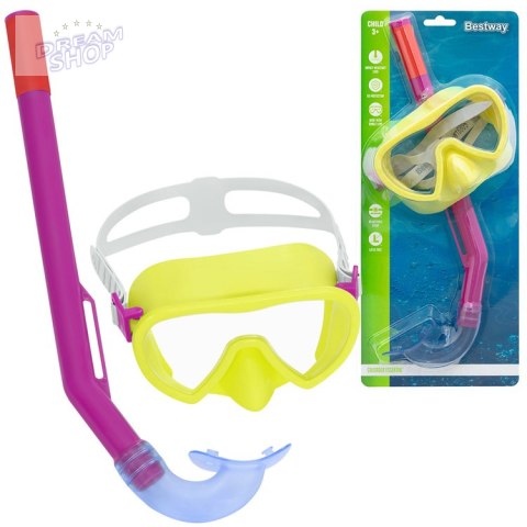 Bestway Zestaw Maska z rurką do pływania snurkowania dla dzieci 3+ 24036 Bestway Zestaw Maska z rurką do pływania snurkowania dla dzieci 3+ 24036