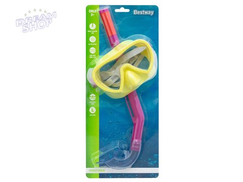 Bestway Zestaw Maska z rurką do pływania snurkowania dla dzieci 3+ 24036 Bestway Zestaw Maska z rurką do pływania snurkowania dla dzieci 3+ 24036