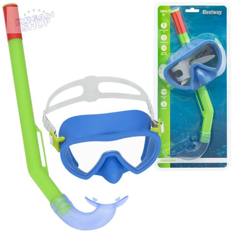 Bestway Zestaw Maska z rurką do pływania snurkowania dla dzieci 3+ 24036 Bestway Zestaw Maska z rurką do pływania snurkowania dla dzieci 3+ 24036