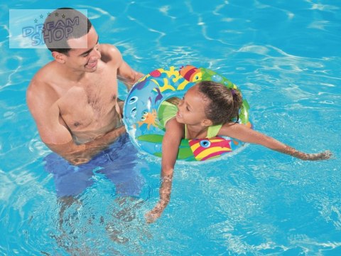 Bestway dmuchane Kółko do pływania zwierzątka morskie 56cm 3-6 lat 36013